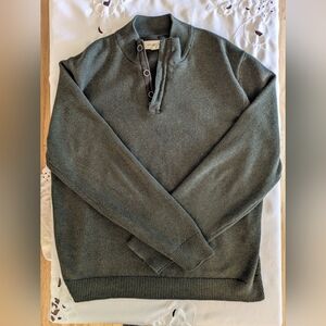 Frederik Anderson Copenhagen - Men's Crewneck Sweater - Loden Green - Size XL